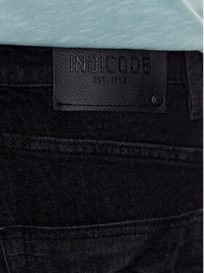 INDICODE Szorty jeansowe Kaden 70-100 Czarny Regular Fit