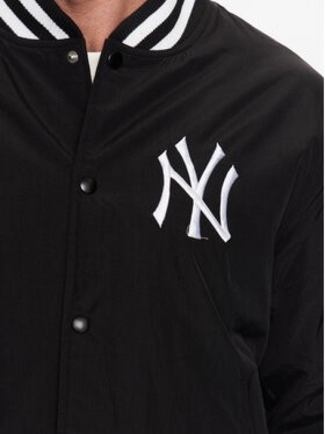 New Era Kurtka bomber New York Yankees MLB Team Logo 60332171 Czarny Regular Fit