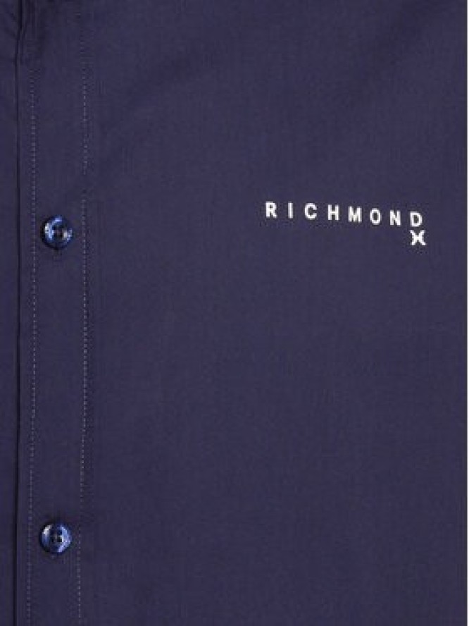 Richmond X Koszula Liddo UMP24230CA Granatowy Slim Fit