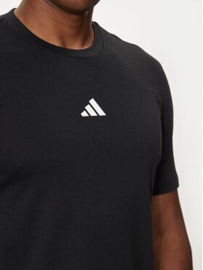 adidas T-Shirt Workout Logo IT2124 Czarny Regular Fit