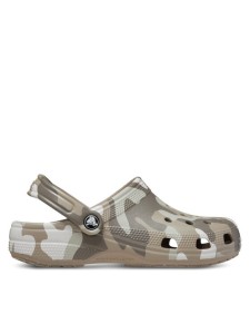 Crocs Klapki Classic Printed Camo Clog 206454 Beżowy