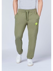 Chiemsee Spodnie dresowe "Zwiko" w kolorze khaki rozmiar: L
