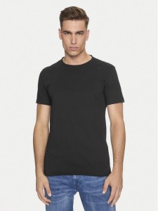 Replay T-Shirt M3590A.000.2660 Czarny Regular Fit