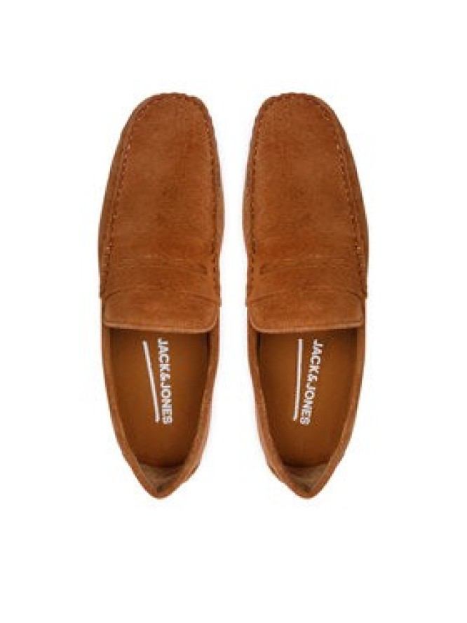 Jack&Jones Mokasyny Jfwjensen Suede Loafer 12203636 Brązowy