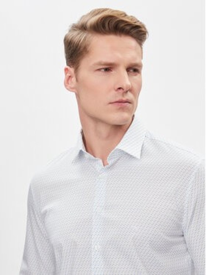 Calvin Klein Koszula K10K112311 Biały Slim Fit