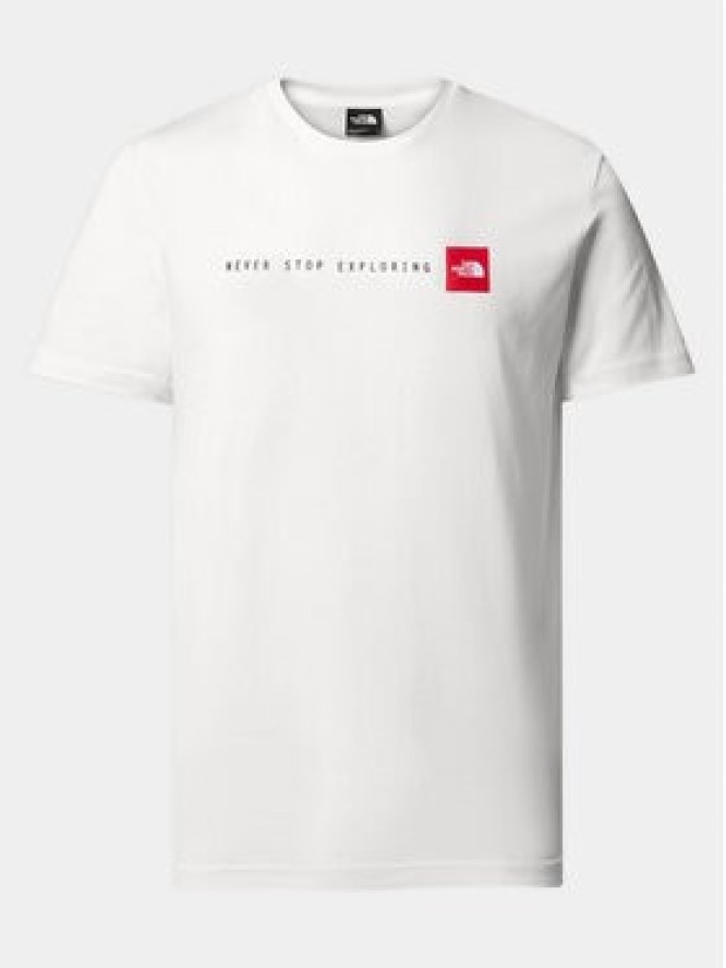 The North Face T-Shirt Never Stop NF0A87NS Biały Regular Fit