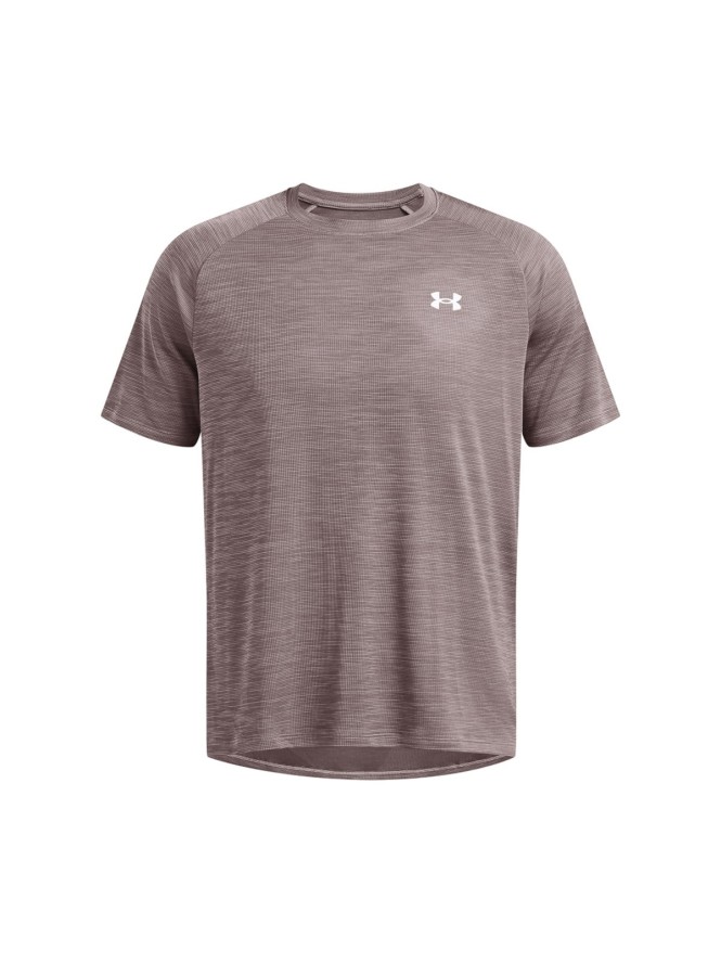 Koszulka treningowa męska Under Armour UA Tech Textured Ss - brązowa