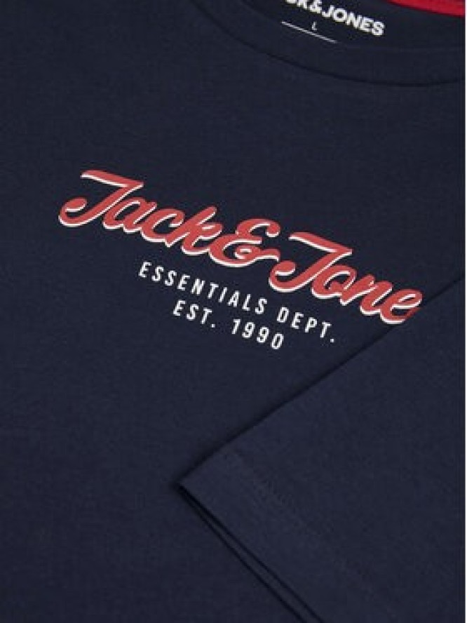 Jack&Jones T-Shirt Henry 12248600 Granatowy Standard Fit