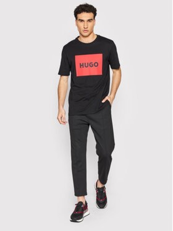 Hugo T-Shirt Dulive222 50467952 Czarny Regular Fit