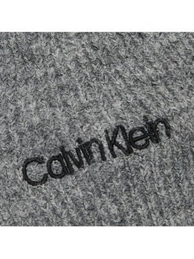 Calvin Klein Czapka Basic Wool No Fold Beanie K50K507444 Szary