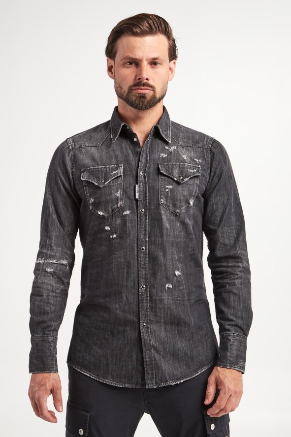 Koszula męska jeansowa DSQUARED2