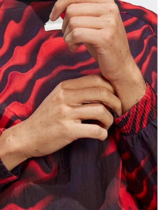 adidas Bluza Future Icons Graphic Crew Sweatshirt IC8266 Czerwony Loose Fit