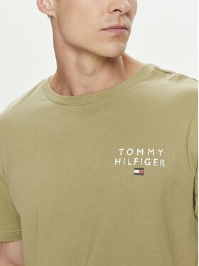 Tommy Hilfiger T-Shirt Logo UM0UM02916 Zielony Regular Fit