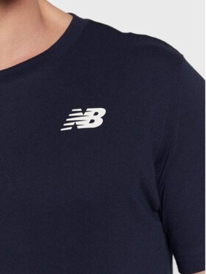 New Balance T-Shirt Classic Arch MT11985 Granatowy Athletic Fit