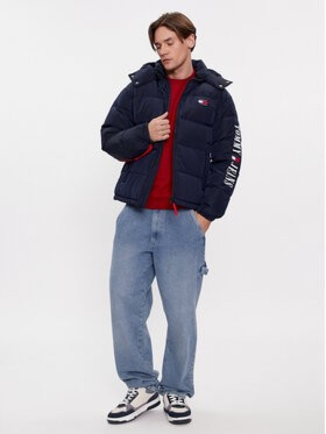 Tommy Jeans Kurtka puchowa Alaska Archive DM0DM18481 Granatowy Regular Fit