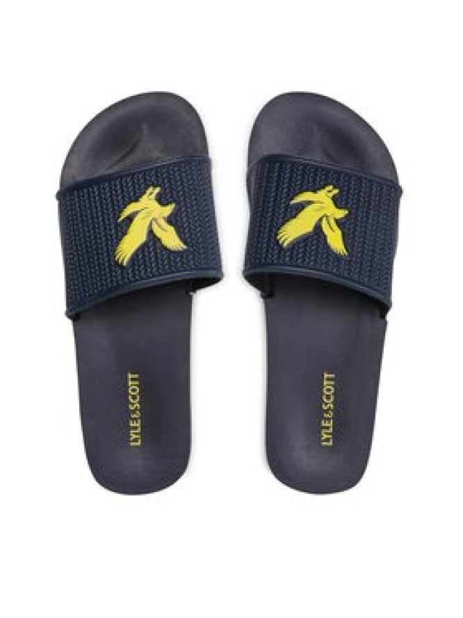 Lyle & Scott Klapki Easy Slide FW1407 Granatowy