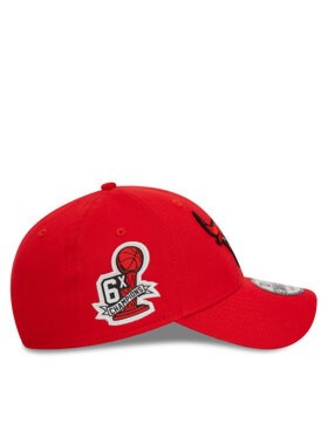 New Era Czapka z daszkiem Side Patch 940 Bulls 60435137 Czerwony