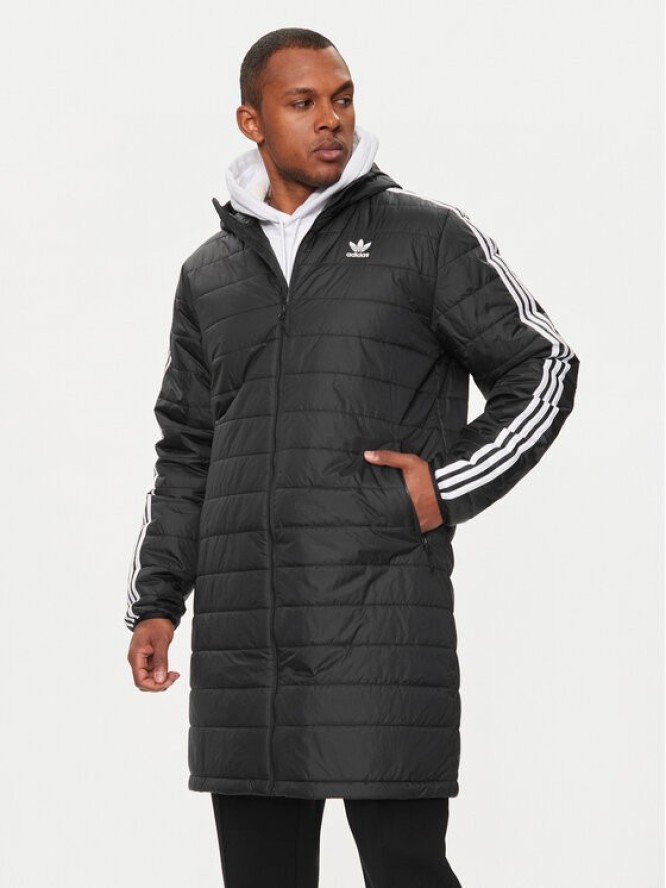 adidas Kurtka puchowa HM2461 Czarny Regular Fit