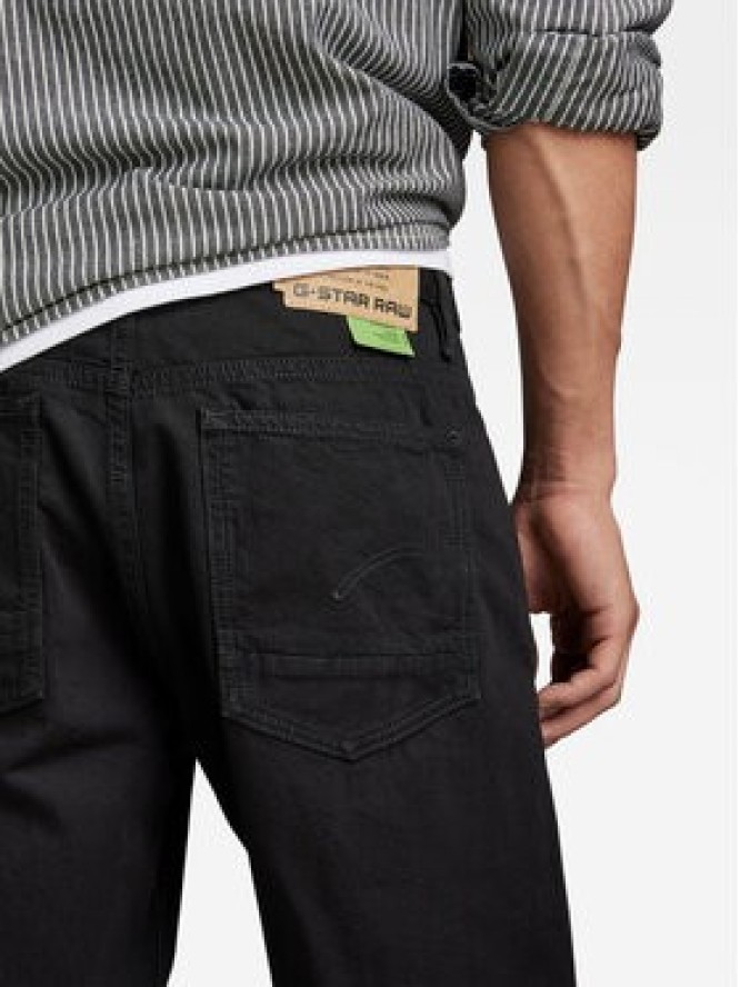G-Star Raw Szorty jeansowe D20776-D304-A810 Czarny Regular Fit