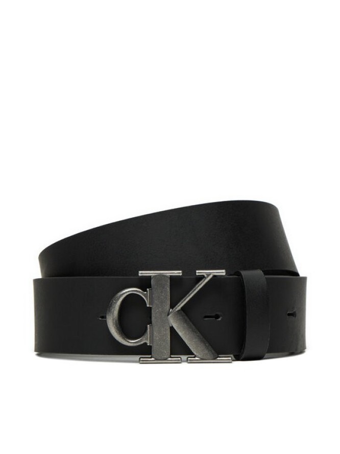 Calvin Klein Jeans Pasek Męski Round Mono Plaque Lthr Belt 40Mm K50K512067 Czarny