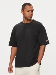 Champion T-Shirt 220017 Czarny Standard Fit