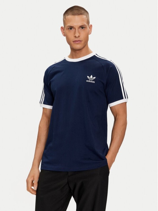 adidas T-Shirt Adicolor Classics 3-Stripes T-Shirt IA4850 Niebieski Slim Fit