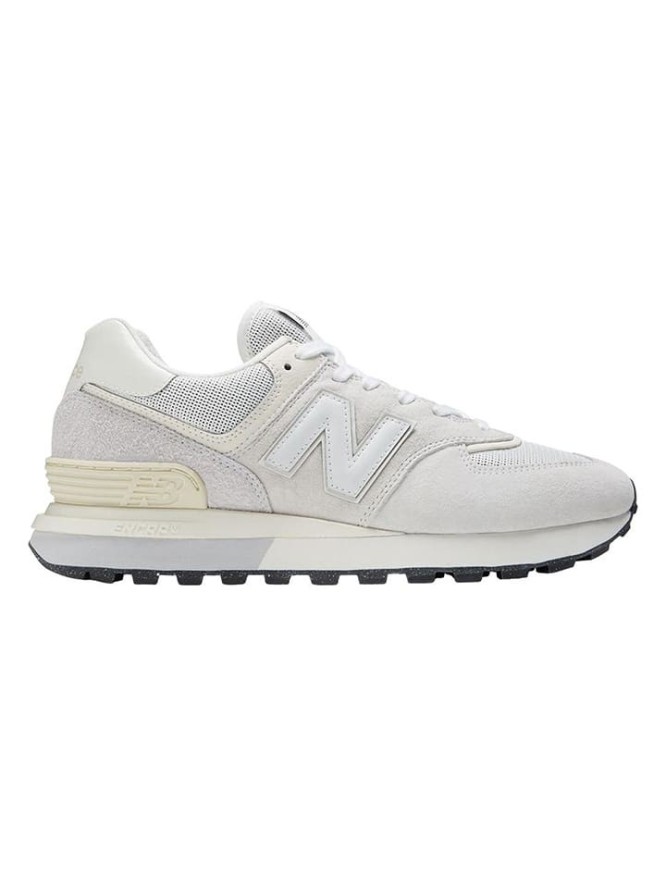 New Balance Skórzane sneakersy "U574LGG" w kolorze szaro-beżowym rozmiar: 46,5