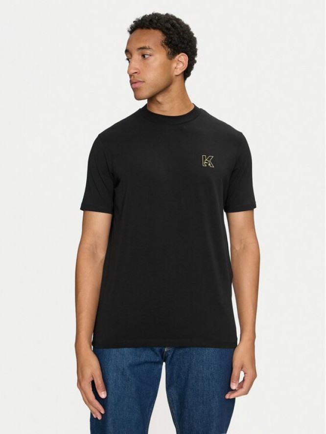 KARL LAGERFELD T-Shirt 755030 544221 Czarny Regular Fit