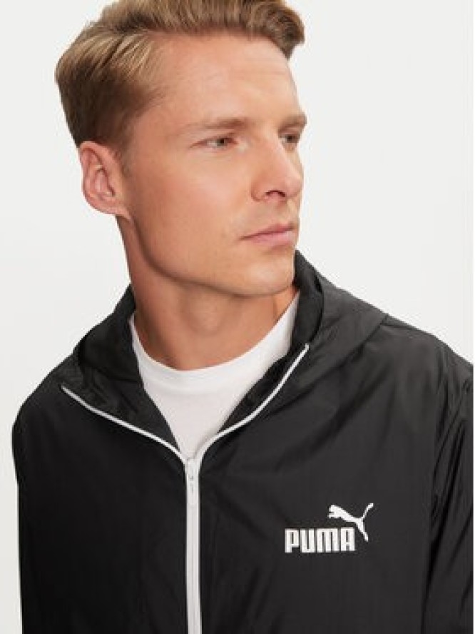 Puma Wiatrówka Ess Solid 847484 Czarny Regular Fit