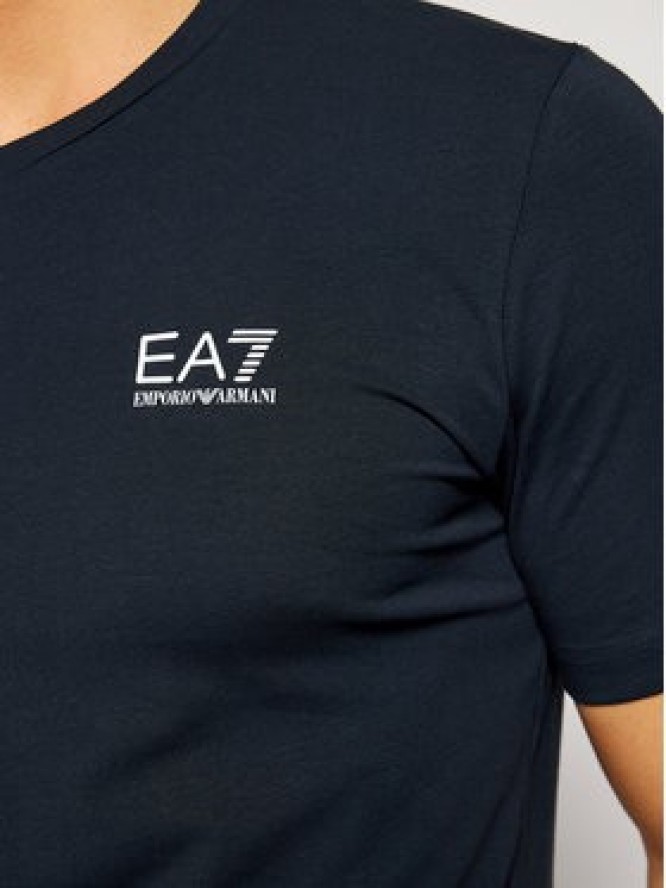 EA7 Emporio Armani T-Shirt 8NPT53 PJM5Z 1578 Granatowy Regular Fit