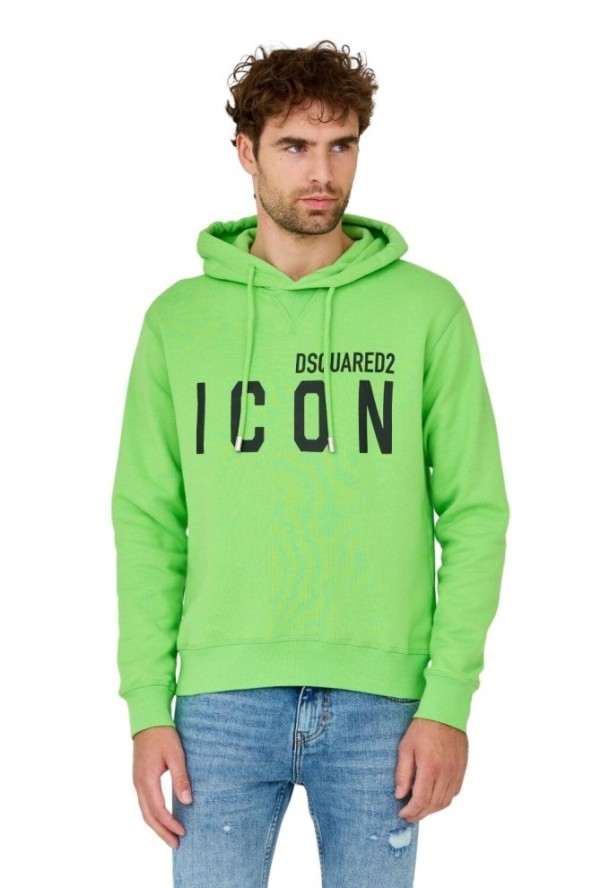 DSQUARED2 Zielona bluza Sweatshirt