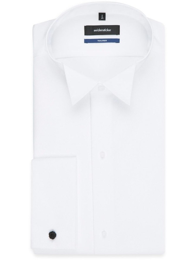 Seidensticker Koszula - Tailored fit - w kolorze białym rozmiar: 46
