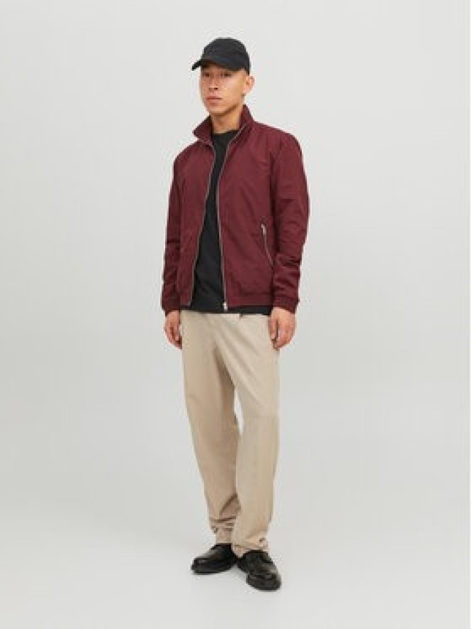 Jack&Jones Kurtka bomber 12204277 Bordowy Regular Fit