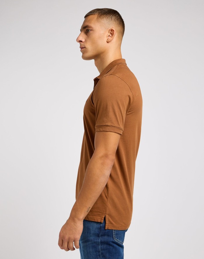 WRANGLER JERSEY POLO MĘSKA KOSZULKA POLO POLÓWKA ACORN 112349965