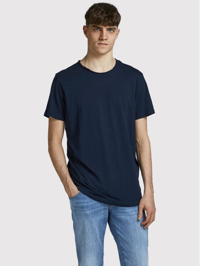 Jack&Jones T-Shirt Basher 12182498 Granatowy Regular Fit