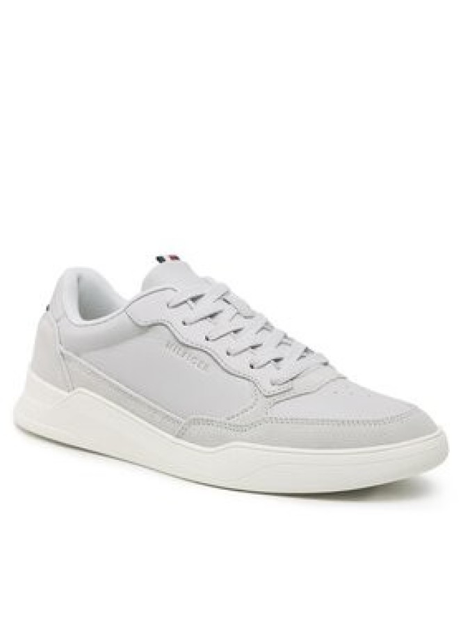 Tommy Hilfiger Sneakersy Elevated Cupsole Leather Mix FM0FM04358 Szary