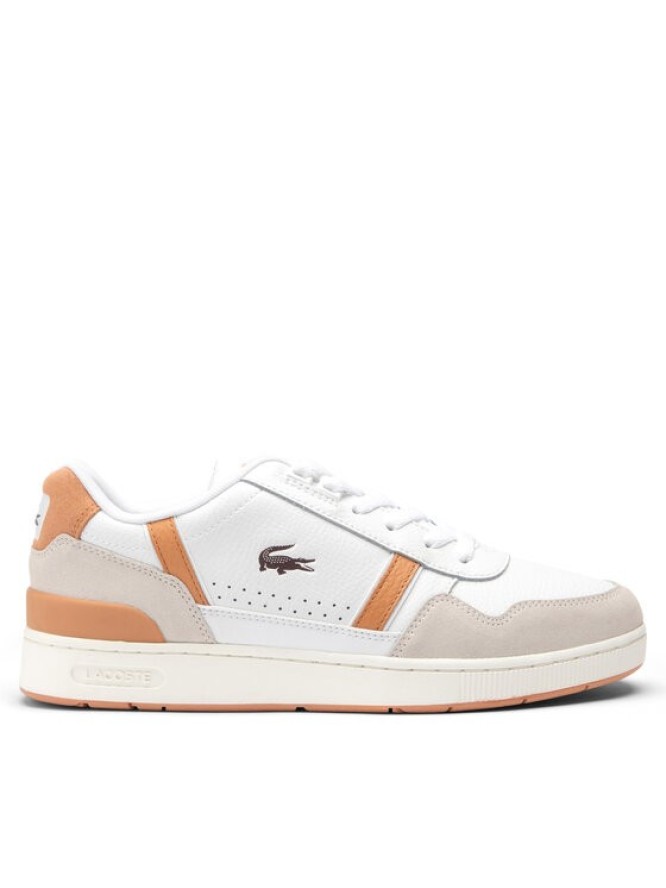 Lacoste Sneakersy T-Clip Contrasted Accent 747SMA0066 Biały