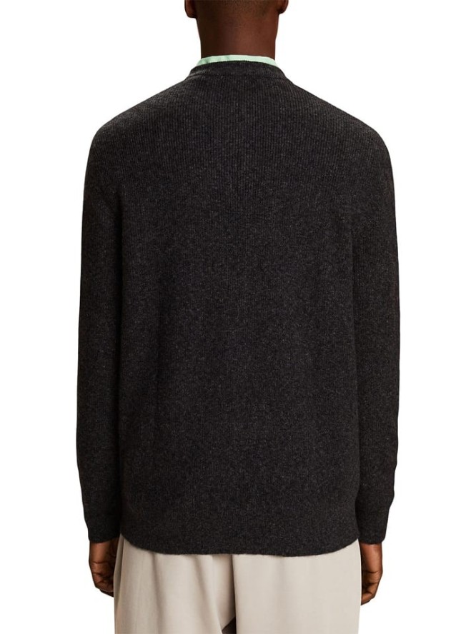 ESPRIT Sweter w kolorze czarnym rozmiar: XXL