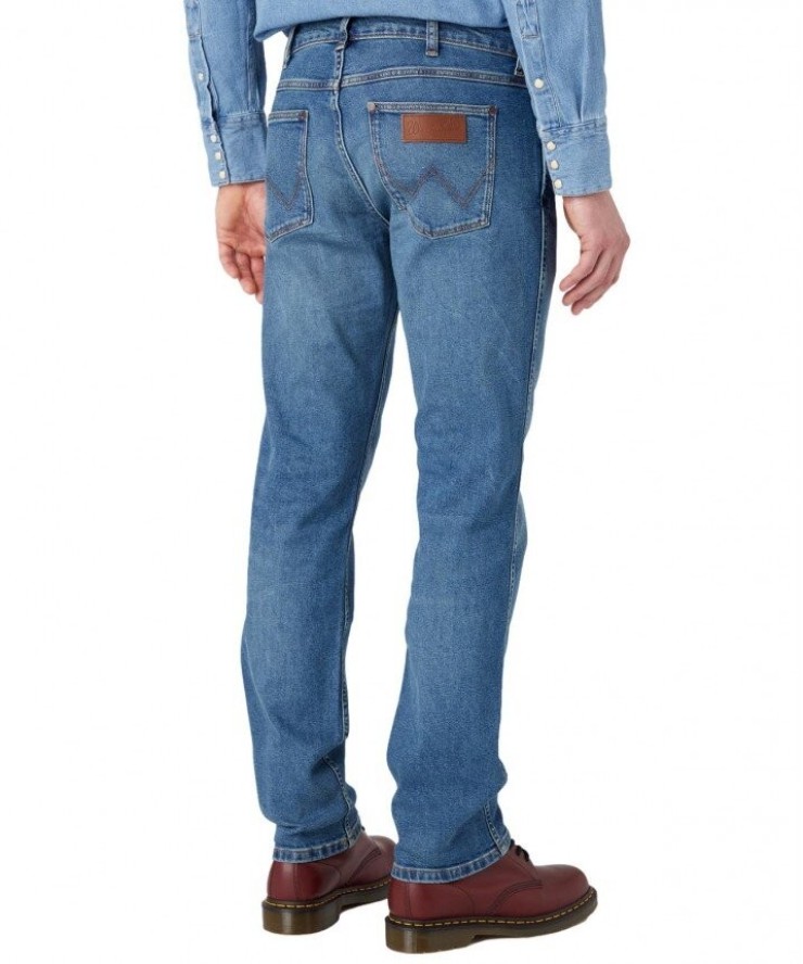 WRANGLER GREENSBORO MĘSKIE SPODNIE JEANSOWE SHAKER W15Q84351