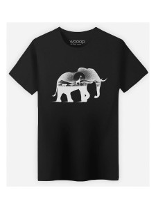 WOOOP Koszulka "Wild Africa" w kolorze czarnym rozmiar: XXL