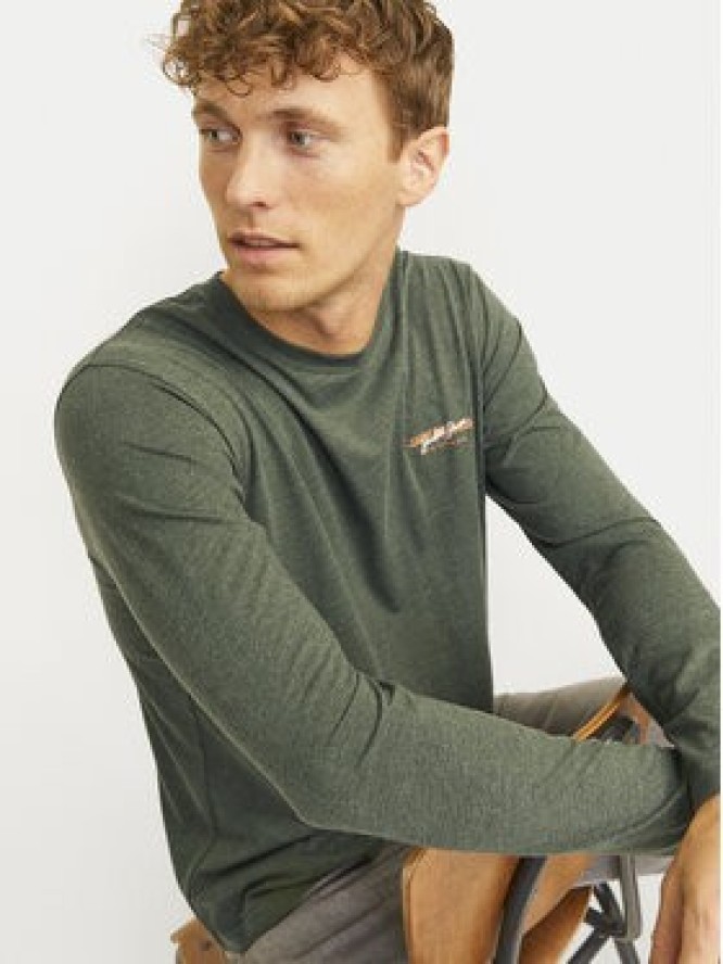 Jack&Jones Longsleeve Alvis 12259735 Zielony Standard Fit