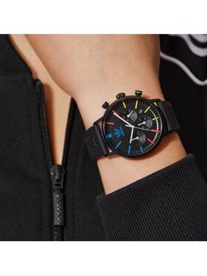 adidas Originals Zegarek Code One Chrono Watch AOSY23021 Czarny