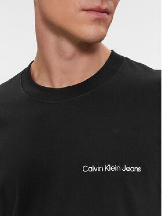 Calvin Klein Jeans T-Shirt Institutional J30J324671 Czarny Regular Fit