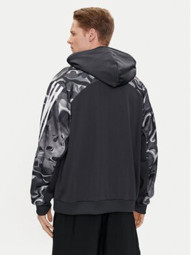 adidas Bluza Future Icons Allover Print IB6126 Szary Loose Fit