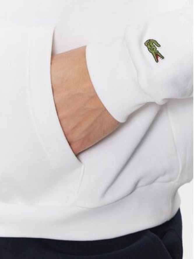 Lacoste Bluza SH6533 Biały Loose Fit