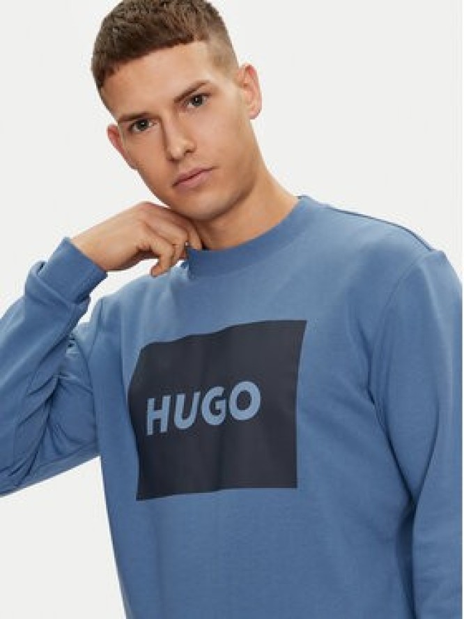 Hugo Bluza Duragol222 50467944 Niebieski Regular Fit