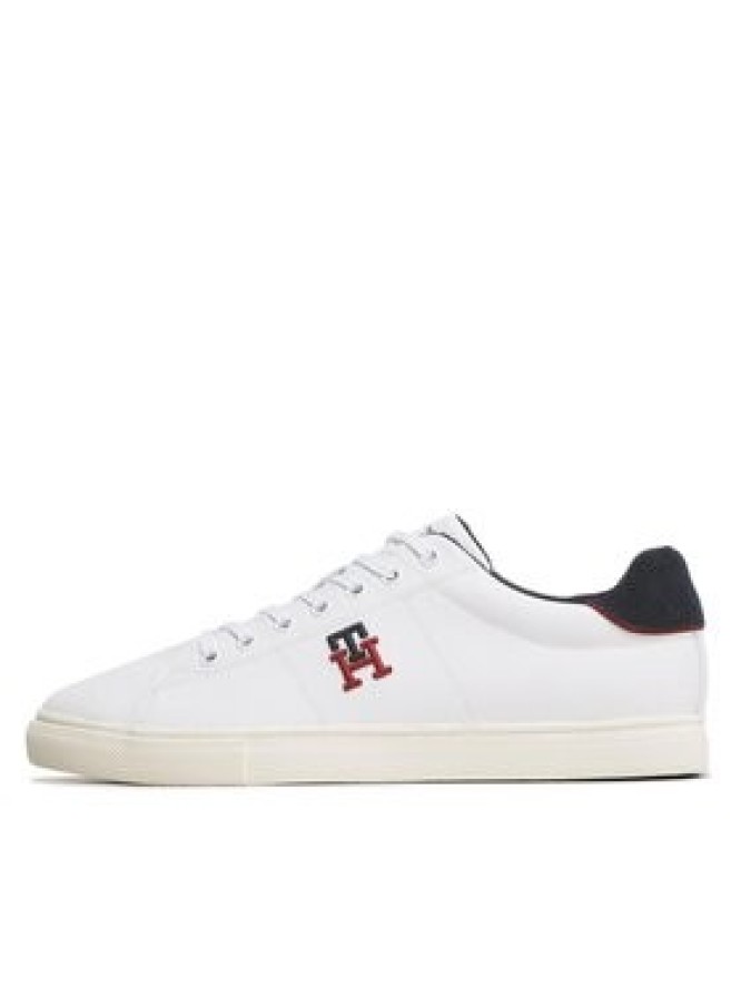 Tommy Hilfiger Sneakersy Core Vulc Varsity Monogram FM0FM04350 Biały