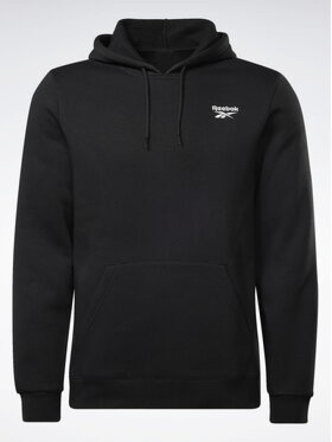 Reebok Bluza Reebok Identity Fleece Over-the-Head Hoodie IB2993 Czarny