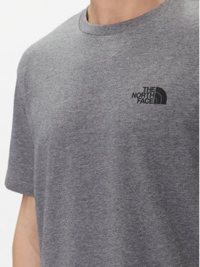 The North Face T-Shirt Simple Dome NF0A87NG Szary Regular Fit