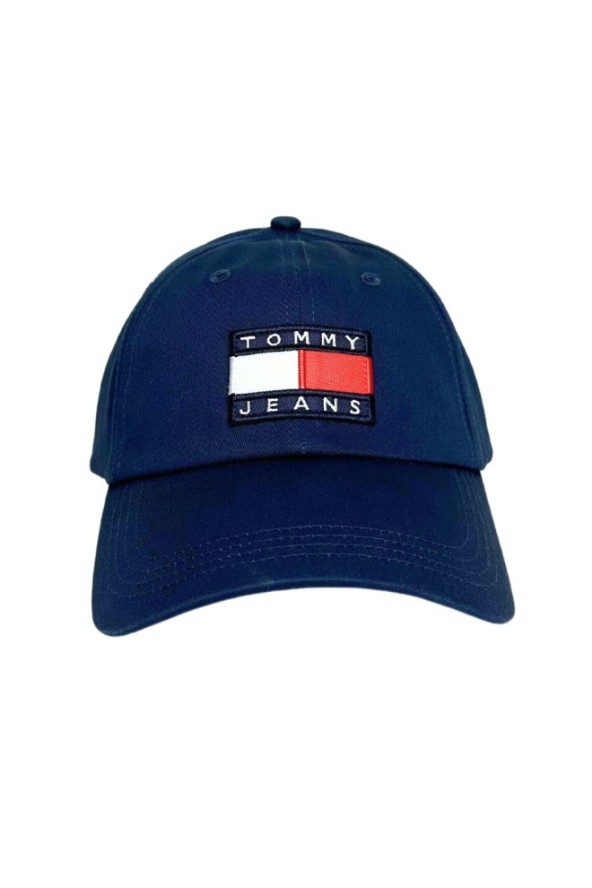 TOMMY JEANS Granatowa czapka z daszkiem